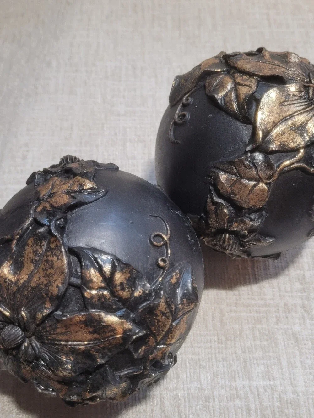 Curated Autumn Tablescape Collection | Olive Leaf Dish, Black Napkin Rings, Fall